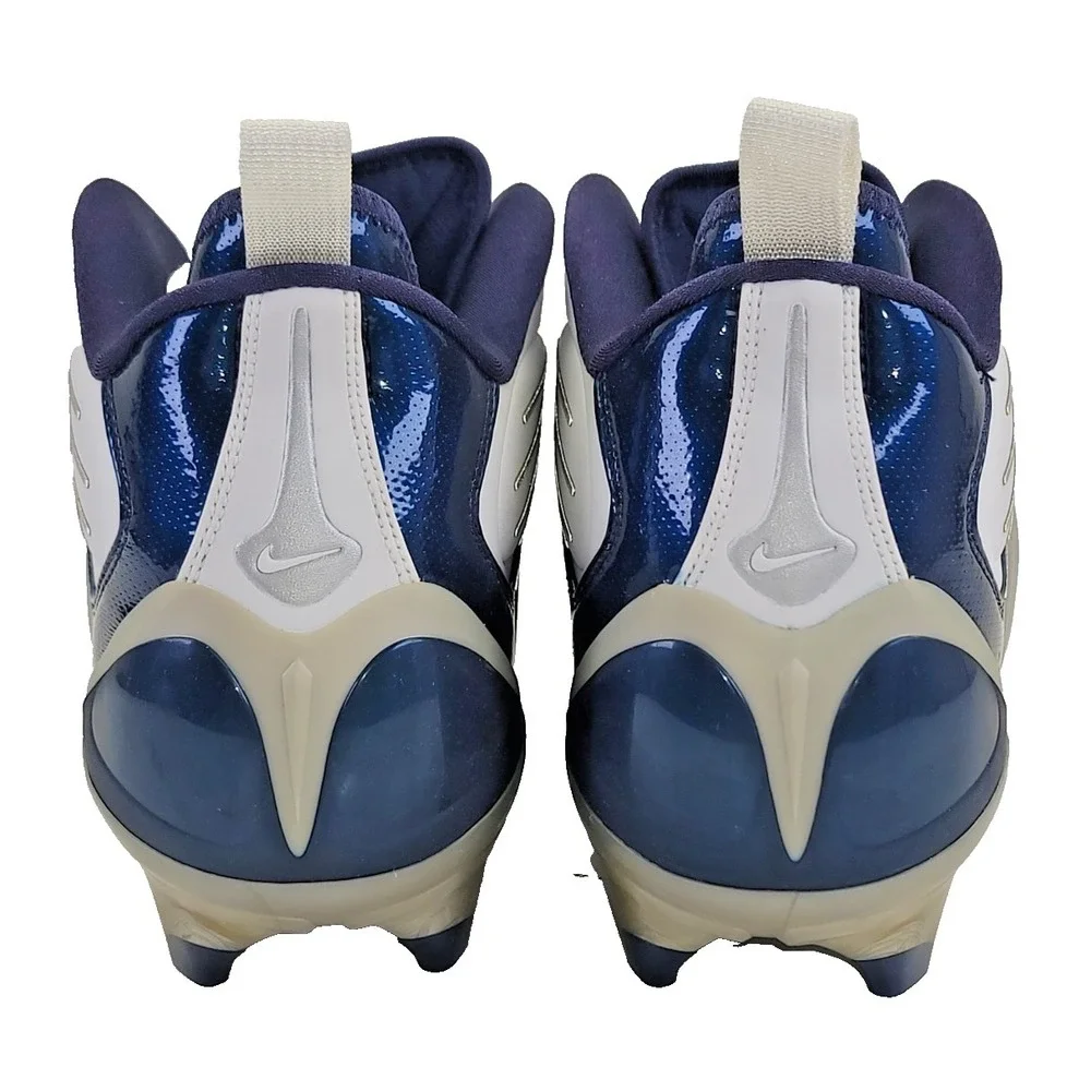 Nike Air Zoom Apocalypse IV Men's Blue/White Football Cleats Size 12.5 NOS W/Box